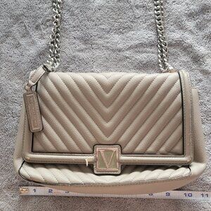 Victoria's Secret Shoulder Bag Purse - Gray / Silver **USED**